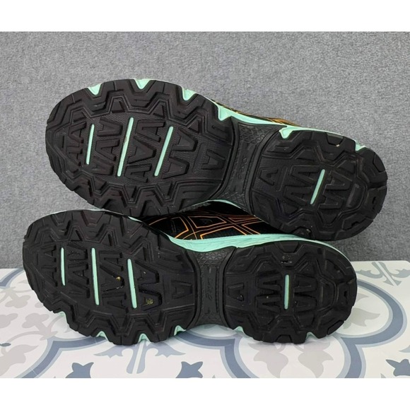 Asics GEL-VENTURE 7 Trail Running Shoe Women's‎ Size 9.5 Black Orange Sneakers - Picture 8 of 11